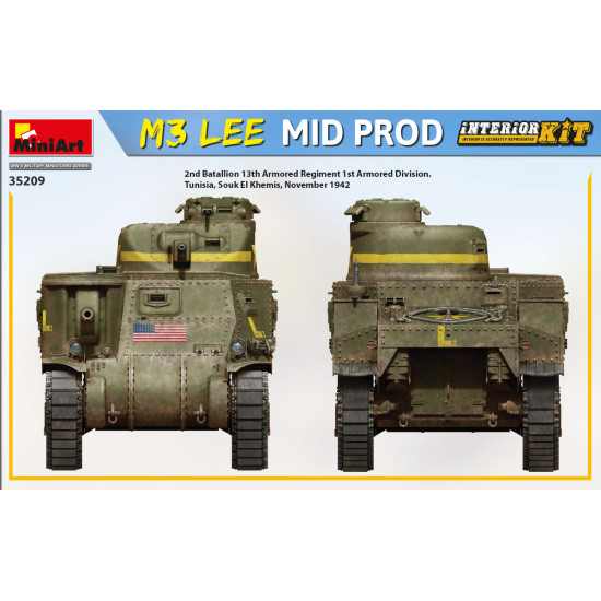 Miniart 35209 - 1/35 M3 Lee mid prod. interior kit WWII military miniatures