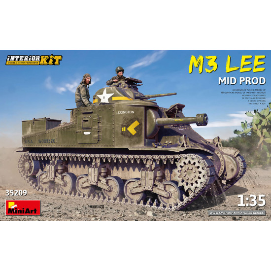 Miniart 35209 - 1/35 M3 Lee mid prod. interior kit WWII military miniatures