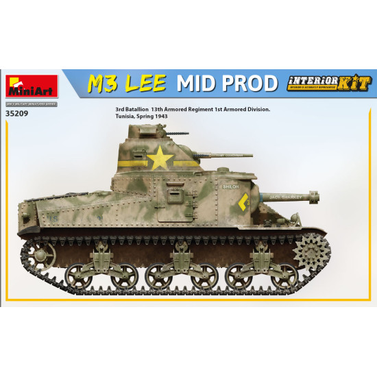 Miniart 35209 - 1/35 M3 Lee mid prod. interior kit WWII military miniatures