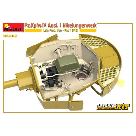 Miniart 35342 - 1/35 Pz.Kpfw.IV Ausf. J Nibelungenwerk Late Prod. (1945) scale