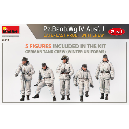 Miniart 35344 - 1/35 Pz.Beob.Wg.IV Ausf. J late/last prod. 2 in 1 W/Crew scale