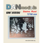 Dan Models 35556 Stencil No. 4 for applying rust stains on a scale 1:35 kit