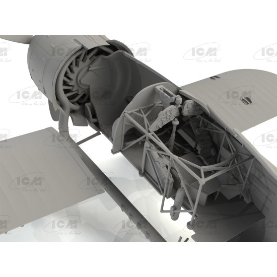 ICM 32020 - 1/32 - CR. 42 Falco , WWII Italian fighter scale plastic model kit