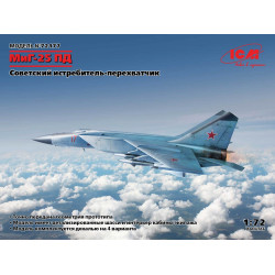 ICM 72177 - 1/72 - MiG-25 PD Soviet fighter-interceptor scale plastic model kit
