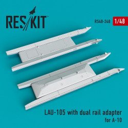 Reskit RS48-0248 - 1/48 LAU- 105 launcher (2 PCS) A-10, scale resin model kit