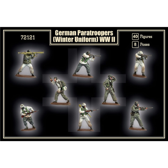 Mars Figures 72121 - 1/72 - German Paratroopers (Winter Uniform) scale model kit