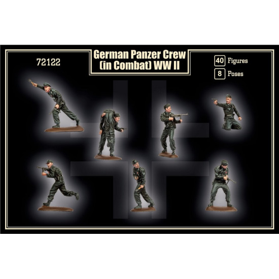 Mars Figures 72122 - 1/72 - German Panzer Crew (in Combat) WWII scale model kit