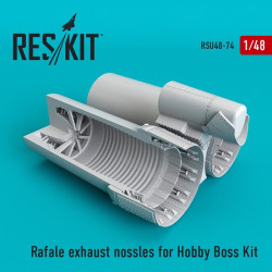 Reskit RSU48-0074 - 1/48 Rafale exhaust nossles for Hobby Boss Kit for model kit