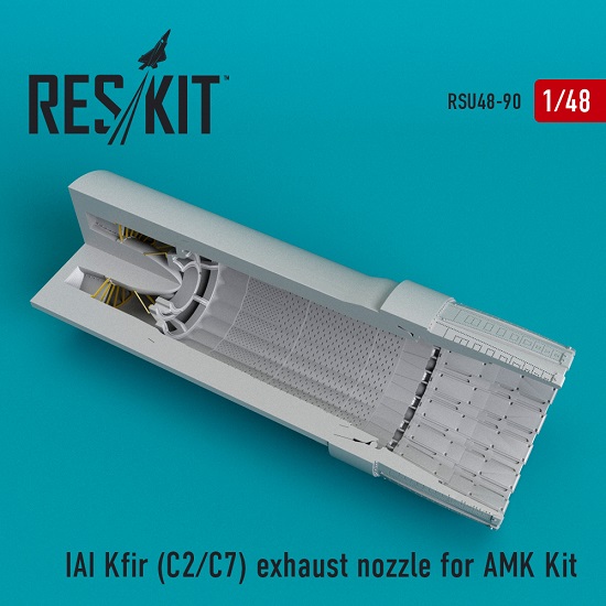 Reskit RSU48-0090 - 1/48 IAI Kfir (C2/C7) exhaust nozzles fo AMK scale model kit
