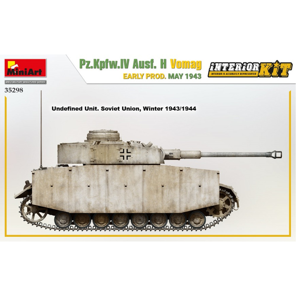 Miniart 35298 - 1/35 Pz.Kpfw.IV Ausf. H Vomag. Early Prod. May 1943 ...