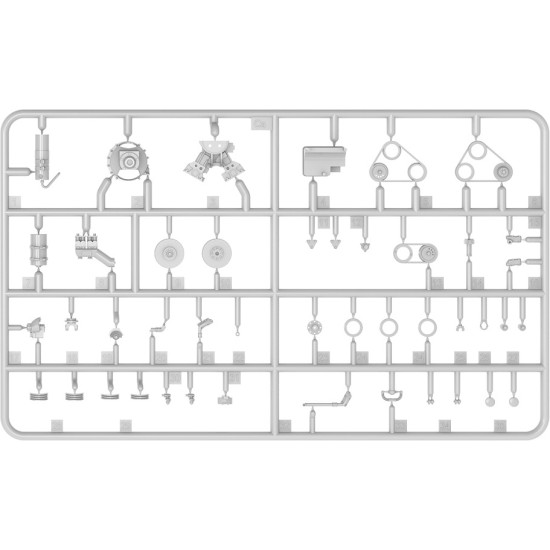 Miniart 35350 - 1/35 German Tankmen With Gantry Crane & Maybach HL 120 Engine