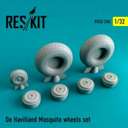 Reskit RS32-0240 - 1/32 De Havilland Mosquito wheels set scale model kit