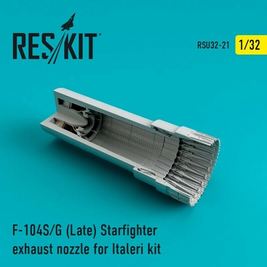 Reskit RSU32-0021 - 1/32 F-104 Starfighter (S/G Late) exhaust nozzle for Italeri