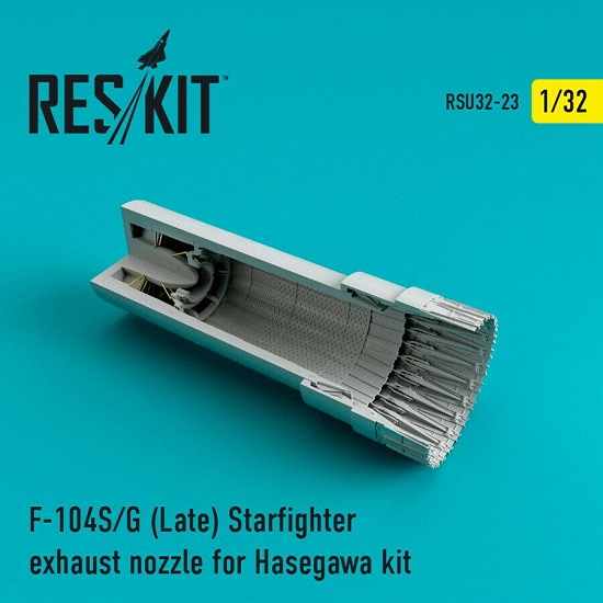 Reskit RSU32-0023 - 1/32 F-104 Starfighter (S/G Late) exhaust nozzle (Hasegawa)