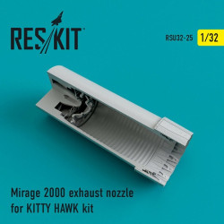 Reskit RSU32-0025 - 1/32 Mirage 2000 exhaust nozzles for KITTY HAWK KIT model
