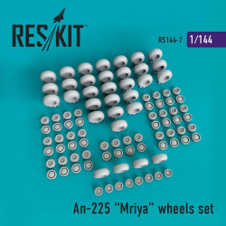 Reskit RS144-0007 - 1/144 An-225 Mriya wheels set scale plastic model kit