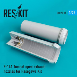 Reskit RSU72-0065 - 1/72 F-14A Tomcat open exhaust nozzles for Hasegawa Kit