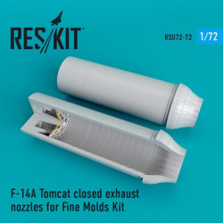 Reskit RSU72-0072 - 1/72 F-14A Tomcat closed exhaust nozzles for Fine Molds Kit