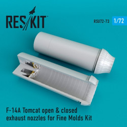 Reskit RSU72-0073 - 1/72 F-14A Tomcat open&closed exhaust nozzles for Fine Molds