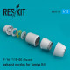 Reskit RSU72-0078 - 1/72 F-16 F110-GE closed exhaust nozzles for Tamiya Kit