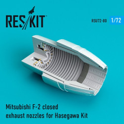 Reskit RSU72-0080 - 1/72 Mitsubishi F-2 closed exhaust nozzles for Hasegawa Kit