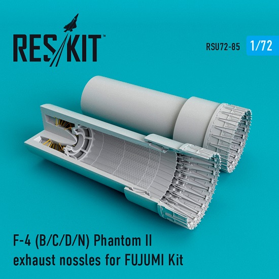 Reskit RSU72-0085 - 1/72 F-4 Phantom II (B/C/D/N) exhaust nossles for FUJUMI Kit