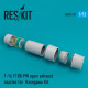 Reskit RSU72-0087 - 1/72 F-16 F100-PW open exhaust nozzles for Hasegawa Kit