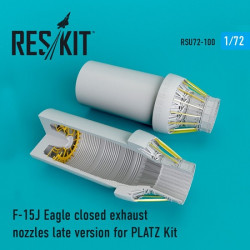 Reskit RSU72-0100 - 1/72 F-15 (J) Eagle closed exhaust nozzles PLATZ Kit scale