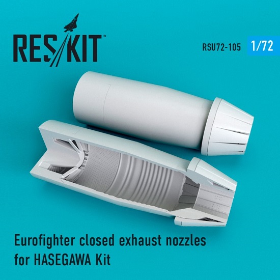 Reskit RSU72-0105 - 1/72 Eurofighter closed exhaust nozzles for HASEGAWA Kit