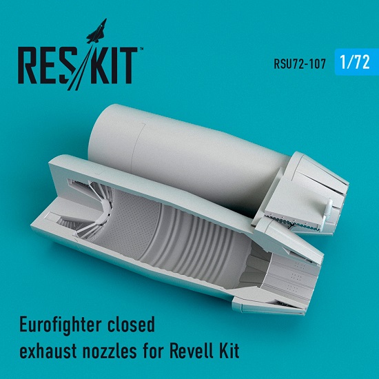 Reskit RSU72-0107 - 1/72 Eurofighter closed exhaust nozzles for Revell Kit scale