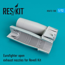 Reskit RSU72-0108 - 1/72 Eurofighter open exhaust nozzles for Revell Kit scale