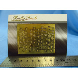 Metallic Details MD3514 - 1/35 Imitation of liana leaves type 4 (Photoetched)