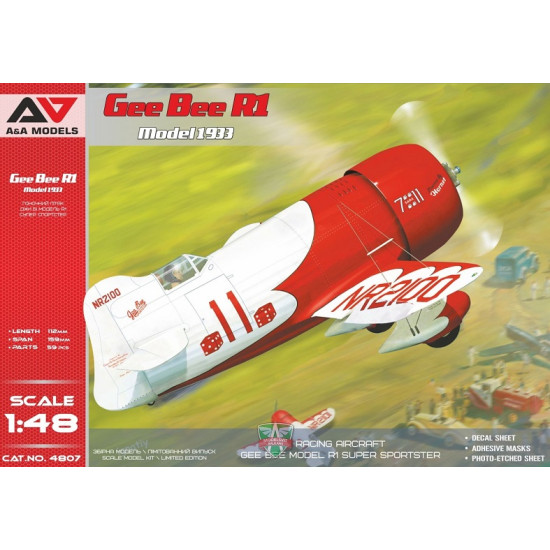 A&A Models 4807 - 1/48 Gee Bee R1 (1933 release)