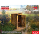 ICM 35800 - 1/35 Field Toilet scale model plastic kit, WWII. Box 247x183x33 mm