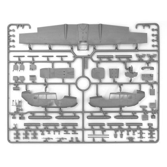 ICM 48292 - 1/48 - O-2A (late production) USAF Observation Aircraft scale model