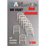 Dan Models 35287 - 1/35 - Bed element. Set includes 8 pieces, model accesories