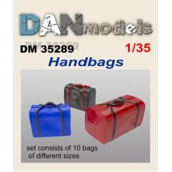 Dan Models 35289 - 1/35 - Handbags. Set consists of 10 bags of different sizes 