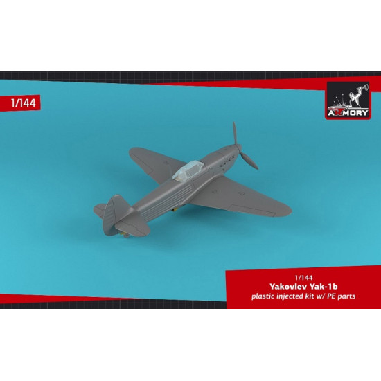 Armory AR14310 - 1/144 Yakovlev Yak-1b early (green-black camo), Soviet fighter