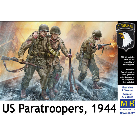 Master Box 35219 1/35 US Paratroopers, 1944 WW II Scale plastic model kit