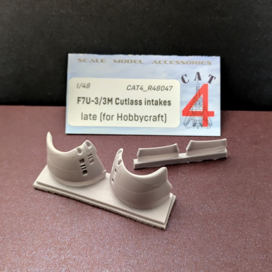 CAT4 R48047 - 1/48 F7U-3/3M Cutlass intakes late (for Hobbycraft) scale model