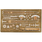 U-Boot VIIB submarine Photo-Etched set 1/400 Mirage 009-40410