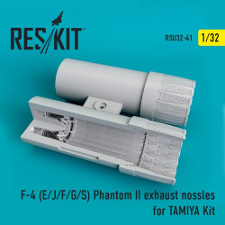 Reskit RSU32-0041 - 1/32 F-4 (E/J/F/G/S) Phantom II exhaust nossles for TAMIYA