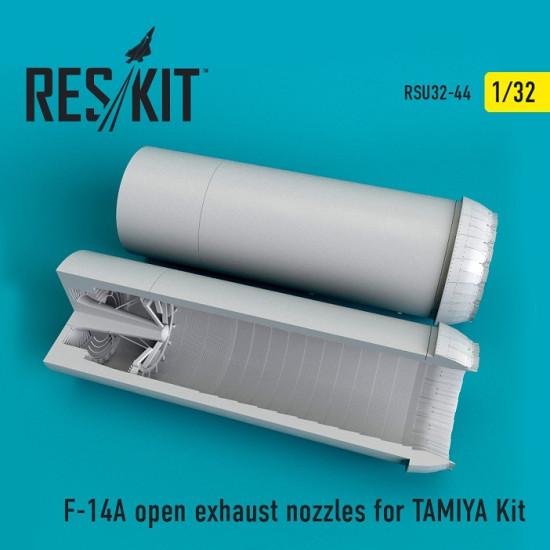 Reskit RSU32-0044 - 1/32 F-14A open exhaust nozzles for TAMIYA Kit model scale Reskit RSU32-0044 - 1/32 F-14A open exhaust nozzles for TAMIYA Kit model scale