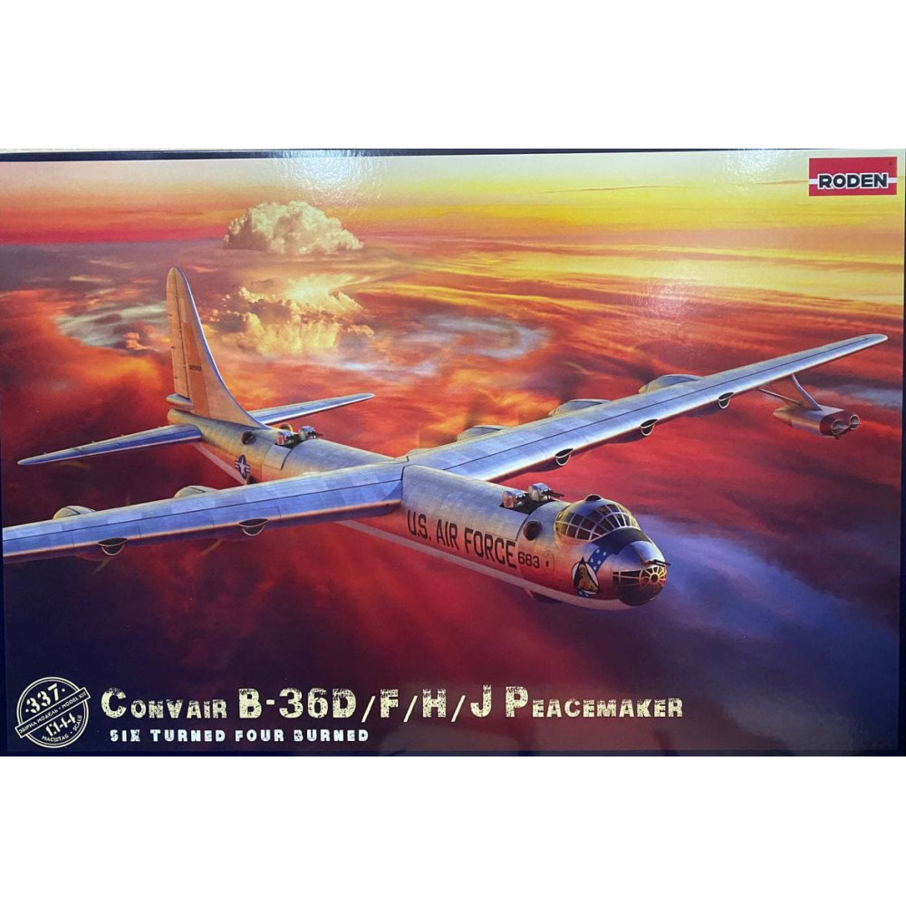 Roden 337 - 1/144 - Convair B-36D Peacemaker aircraft scale model ...