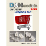 Dan Models 35295 - 1/35 Material for dioramas. Shopping cart. Set of 2 Resin