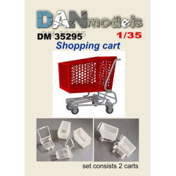 Dan Models 35295 - 1/35 Material for dioramas. Shopping cart. Set of 2 Resin
