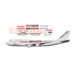 BSmodelle 144101 - 1/144 Boeing 747 Martin Air decal for aircraft model scale