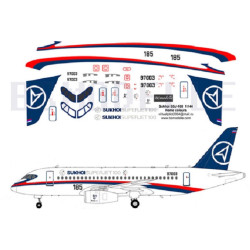 BSmodelle 144022 - 1/144 Sukhoi SSJ-100 Home colours decal for aircraft model
