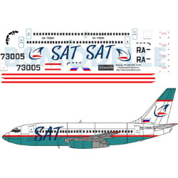 BSmodelle 144023 - 1/144 Boeing 737-200 SAT decal for aircraft model scale kit