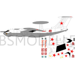 BSmodelle 144025 - 1/144 Beriev A-50/Ilyushin Il-76MD Russia AF decal aircraft